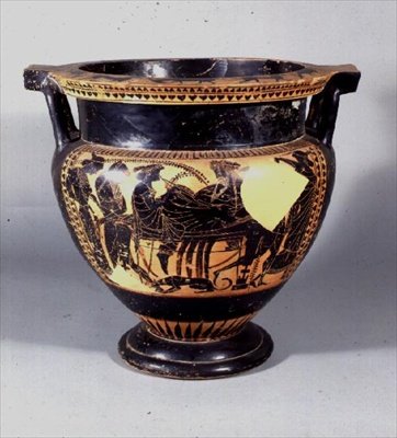 Kolonne Krater, Attic, 530–520 f.Kr. (keramikk) av Greek