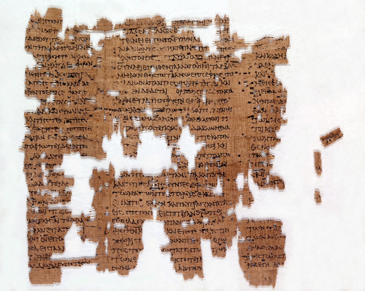 Gresk vitenskapelig papyrus fra 200 e.Kr. av Greek