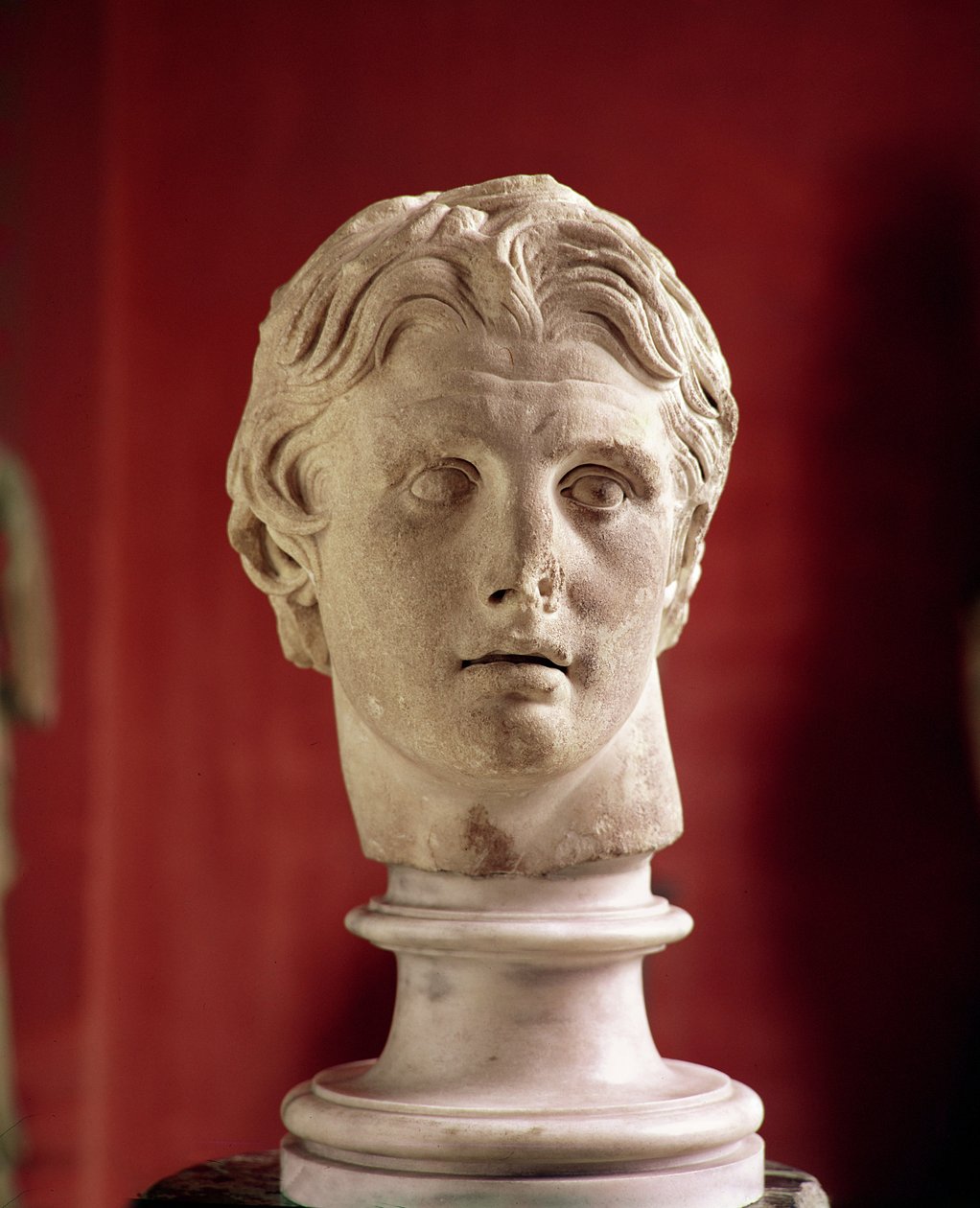 Leder av Alexander den store, funnet ved Pergamon (marmor) av Greek