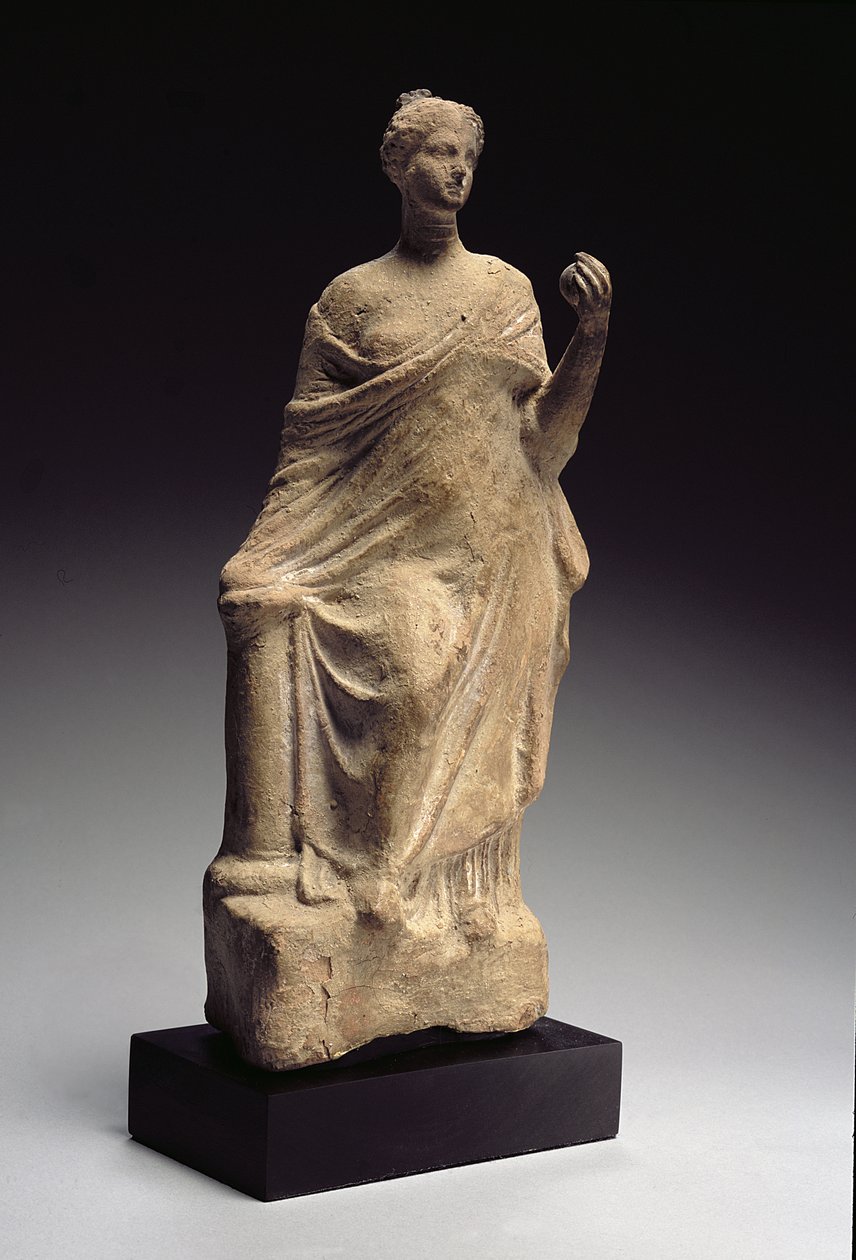 Hellenistisk statue (terrakotta) (se også 257659) av Greek