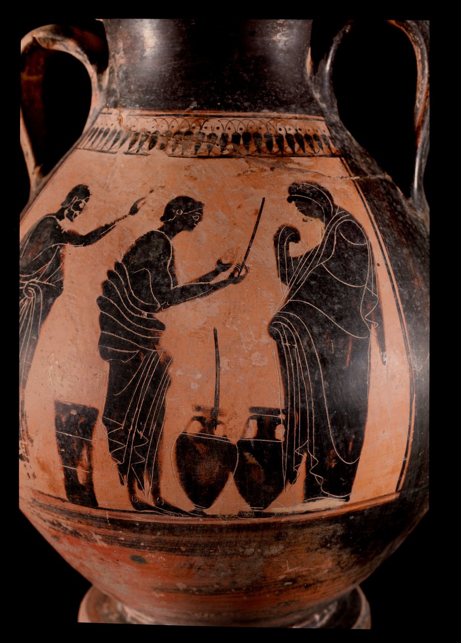 Oljeselger (terrakottavase) av Greek