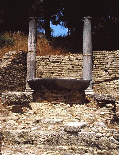 Sted der den olympiske ilden tennes for hvert spill (bilde) av Greek Greek