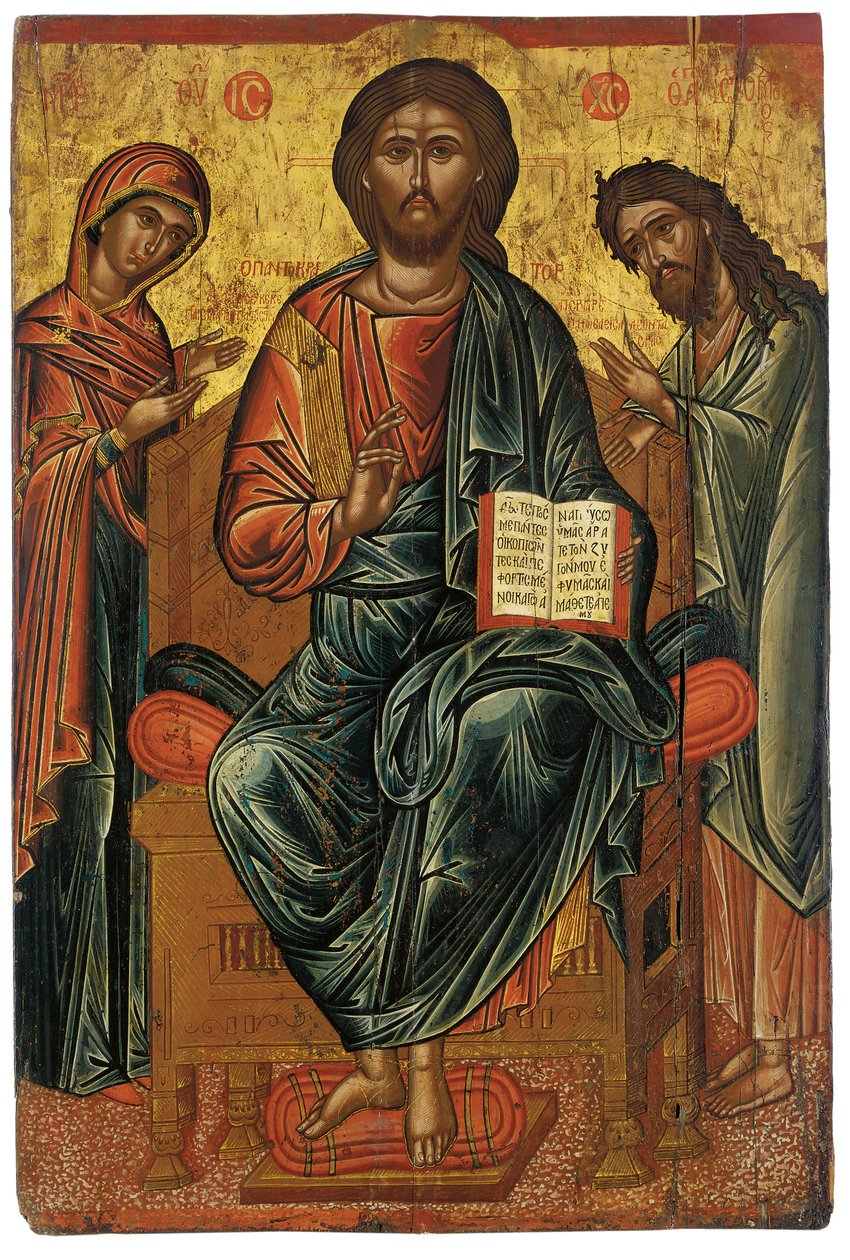 A Deisis, ca. 1600 av Greek School