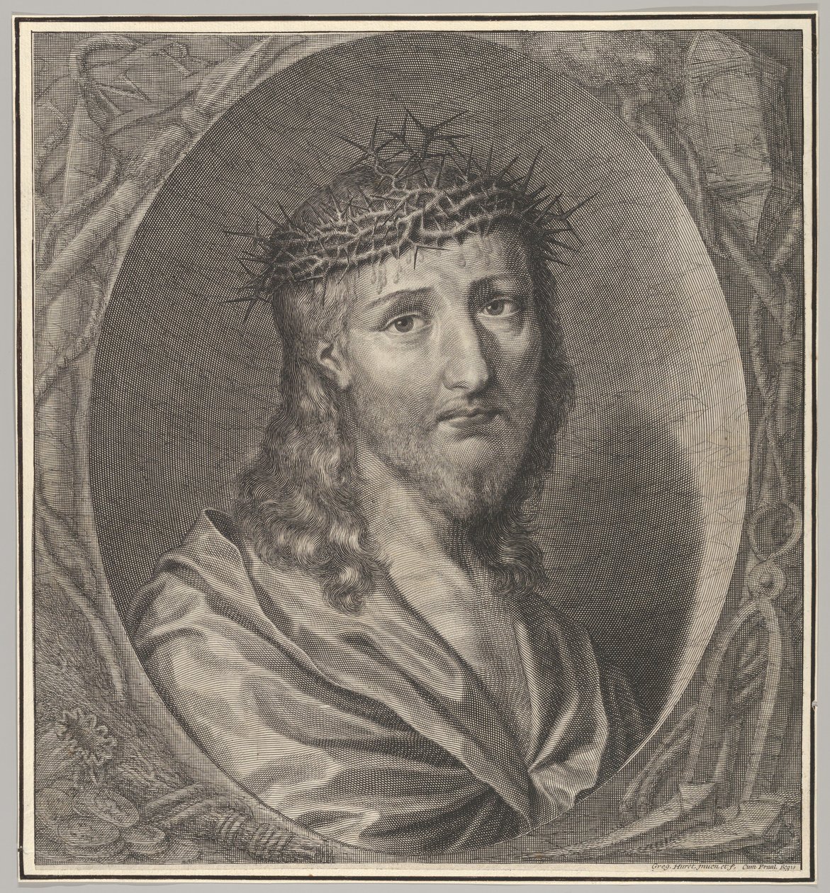 Kristus med tornekronen av Gregoire Huret