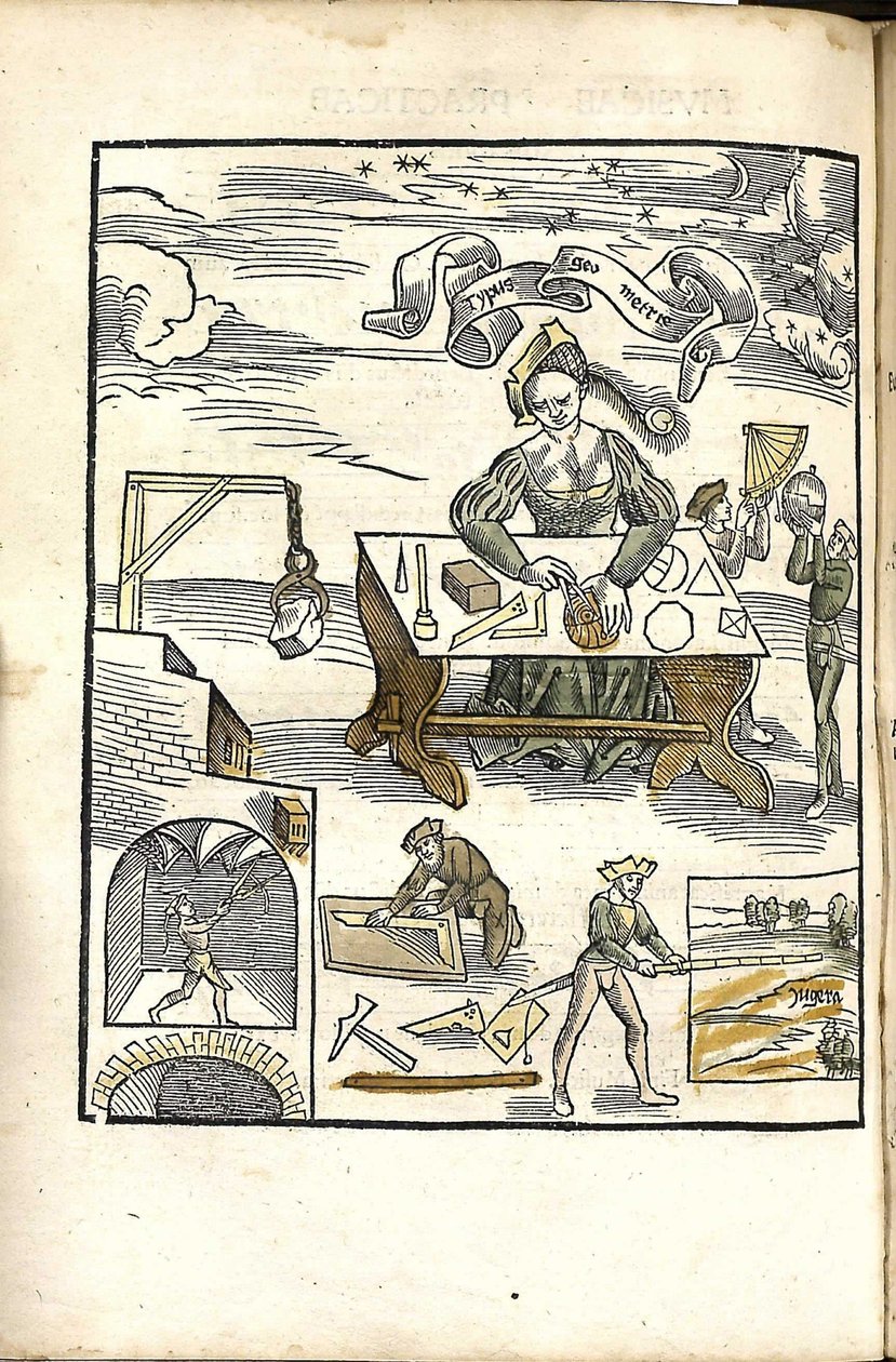 Margarita filosofisk Geometri, 1504 av Gregor Reisch