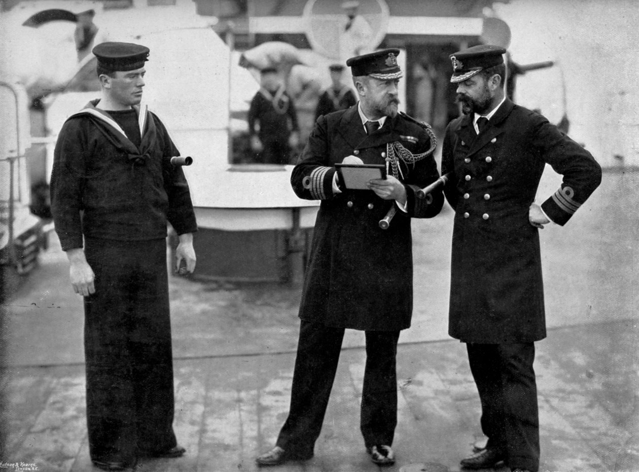 En melding til kapteinen på slagskipet HMS Magnificent, 1896 av Gregory and Co
