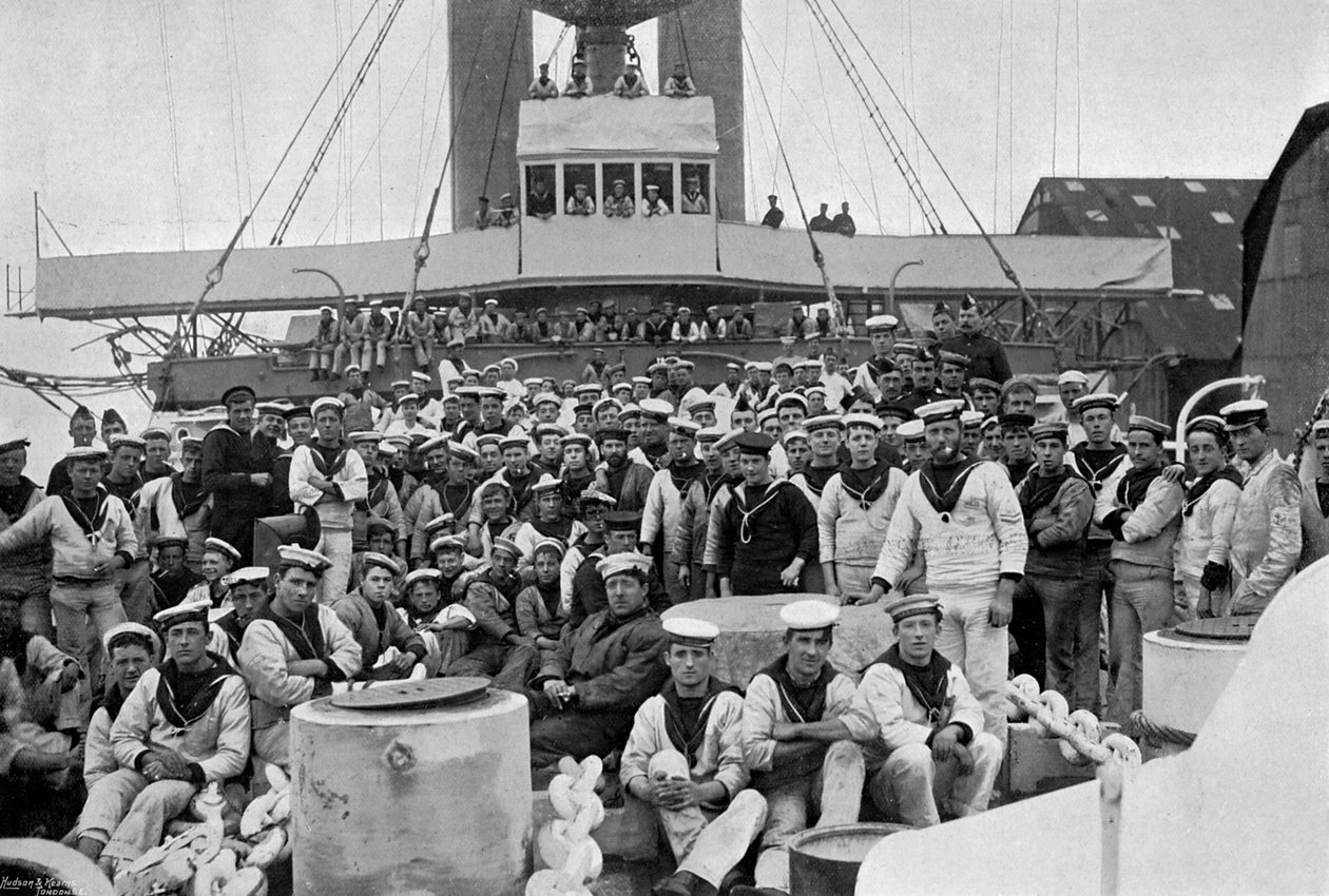 På prognosen til HMS Royal Sovereign, 1895 av Gregory and Co