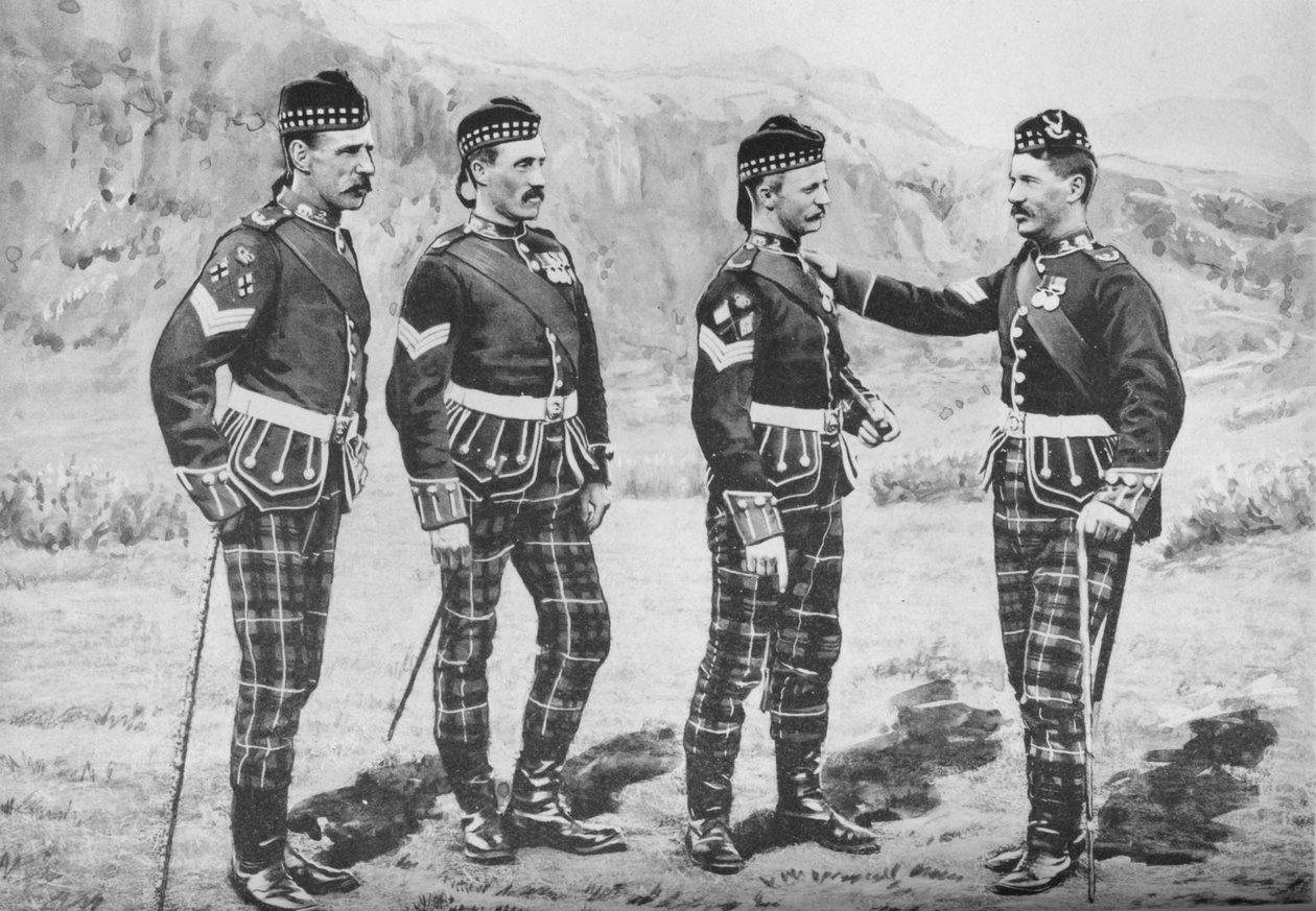 Sergeants, Seaforth Highlanders, c1880 av Gregory and Co