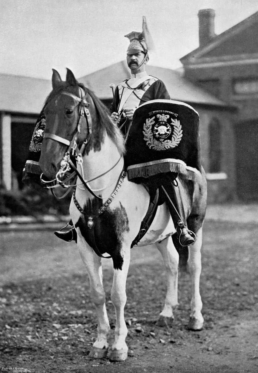 Trommehesten til de 17. Lancers, 1896 av Gregory and Co
