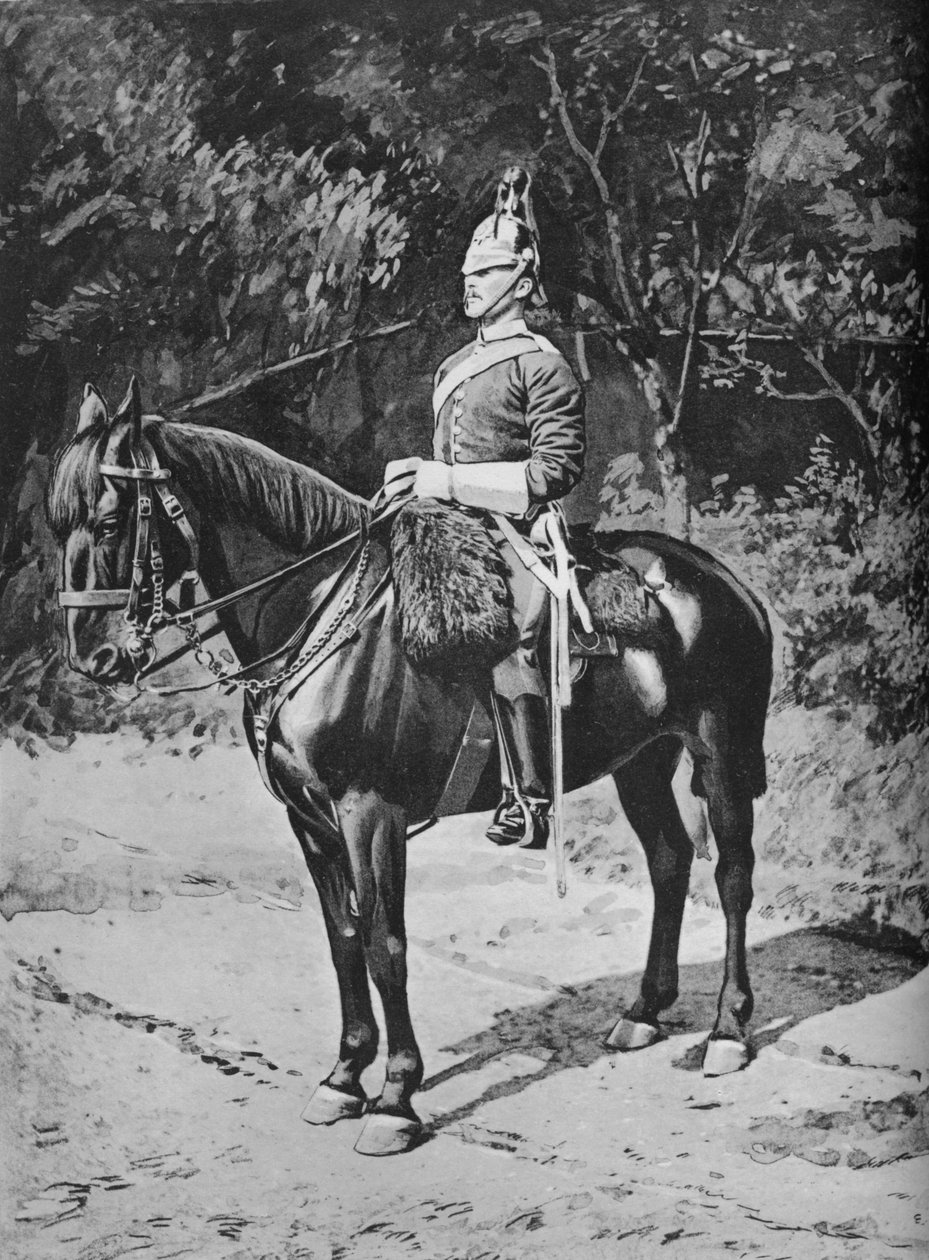 Trooppsersjant-major, 3., Prinsen av Wales Dragoon Guards, c1880 av Gregory and Co