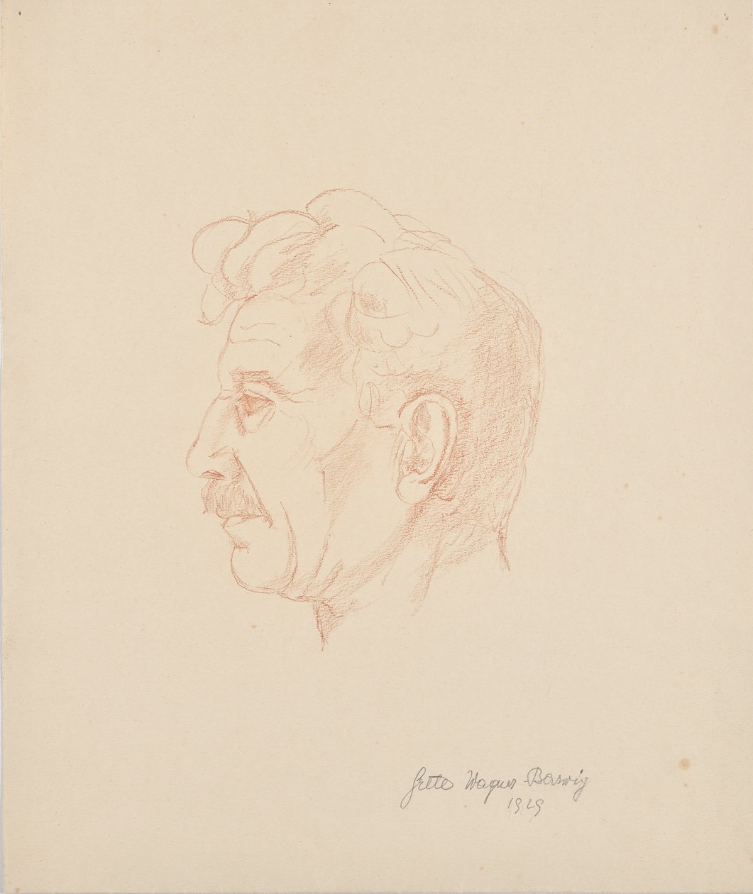 Portrett av Franz Barwig den eldre av Grete Wagner Barwig