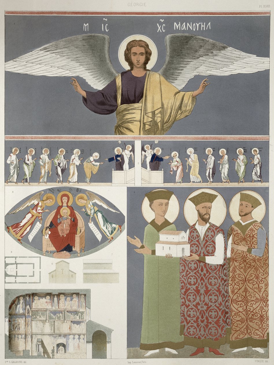 Fresker fra den ortodokse kirken Nekrssi nær Dido, plate 48 fra 