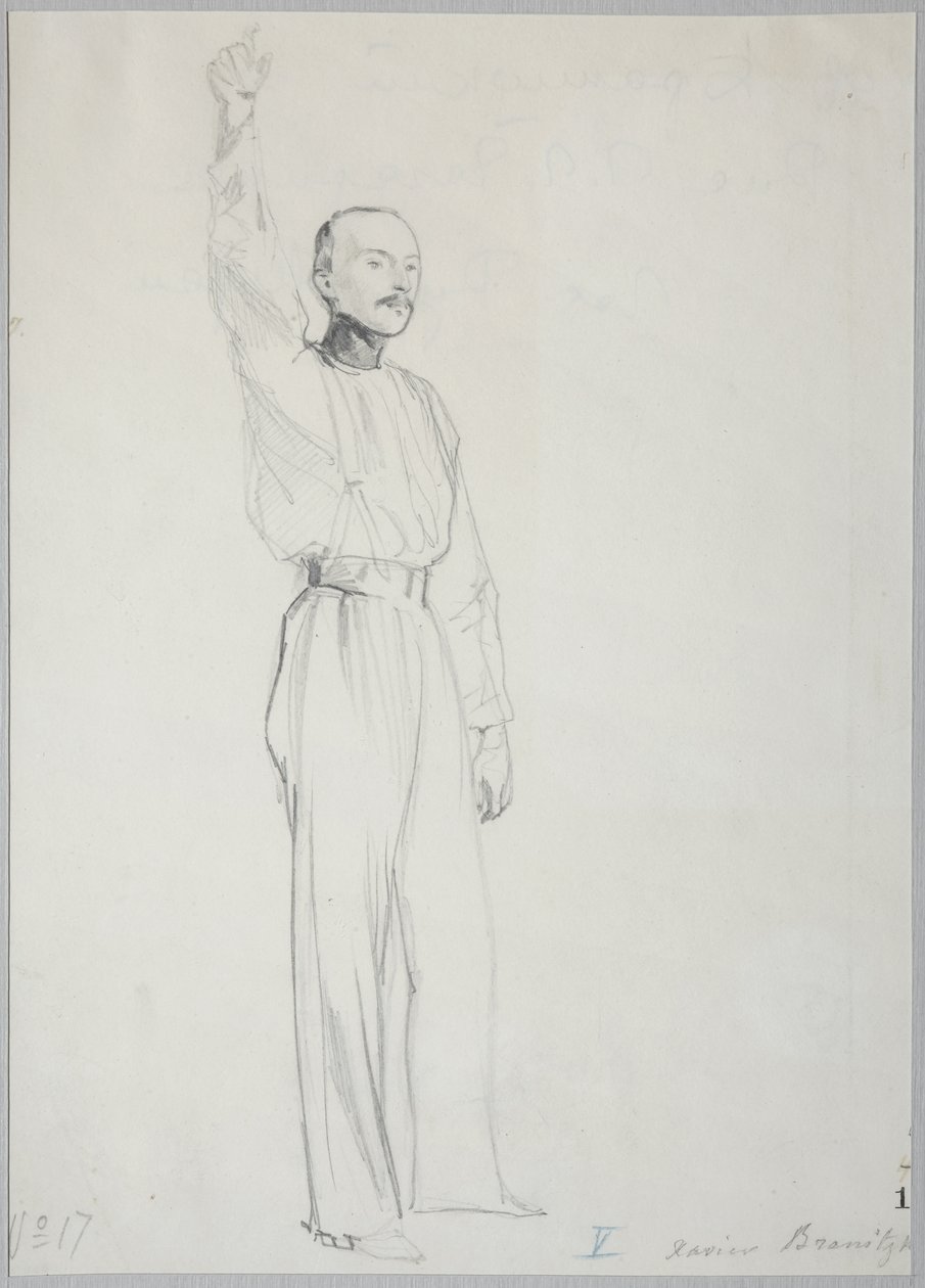 Portrett av grev Ksawery Korczak-Branicki 1814-1879, ca. 1840 av Grigori Grigorevich Gagarin