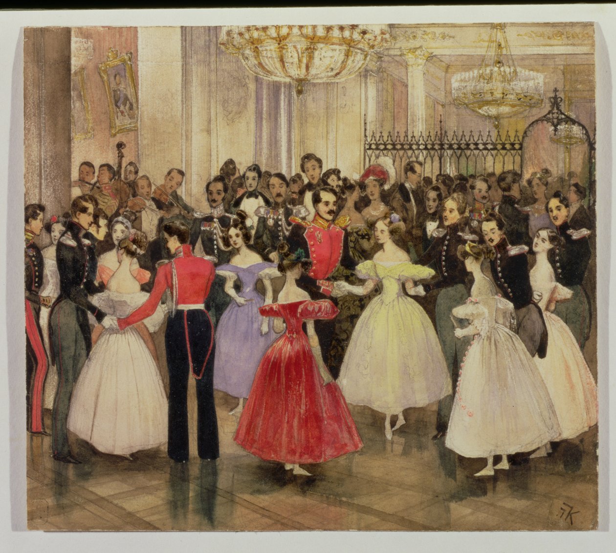 Prinsesse Baryatinskayas ball av Grigori Grigorevich Gagarin