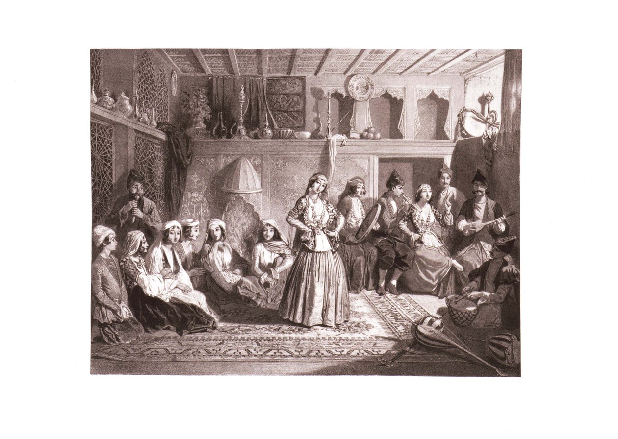 Shamakhi-danserne, midten av 1800-tallet av Grigori Grigorevich Gagarin
