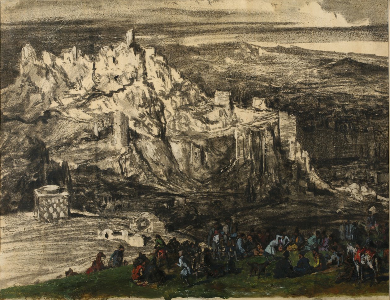 Utsikt over Tiflis, 1840-tallet av Grigori Grigorevich Gagarin