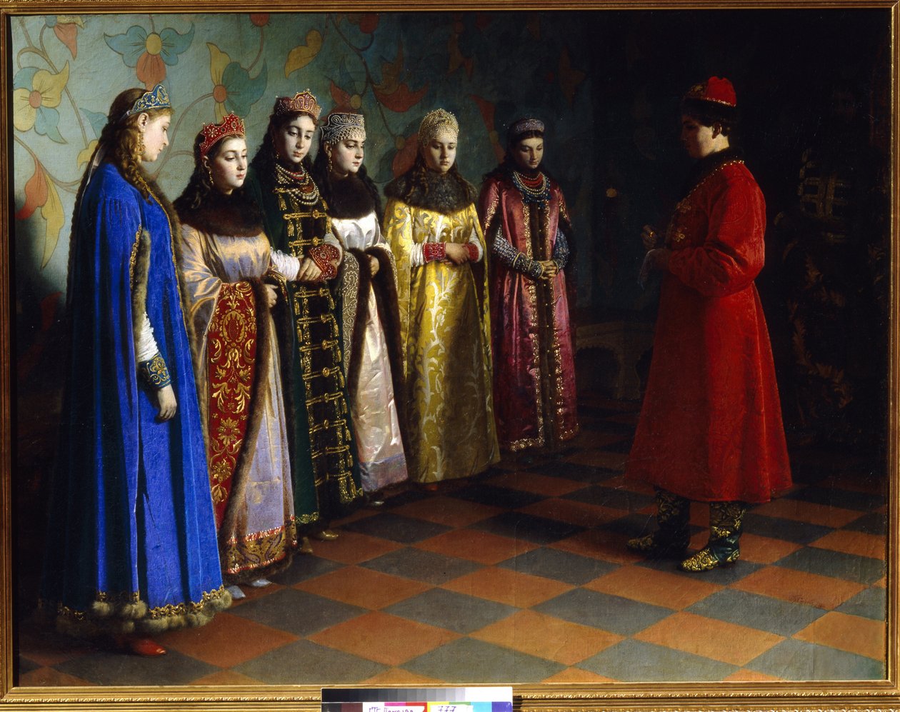 Tsar Alexis Mikhailovich (Alexis I av Russland, sa den meget fredelige tsaren av Grigori Semenovich Sedov