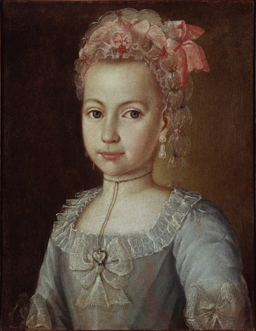 Portrett av Anna Lermontova, 1776 av Grigory Ostrovsky