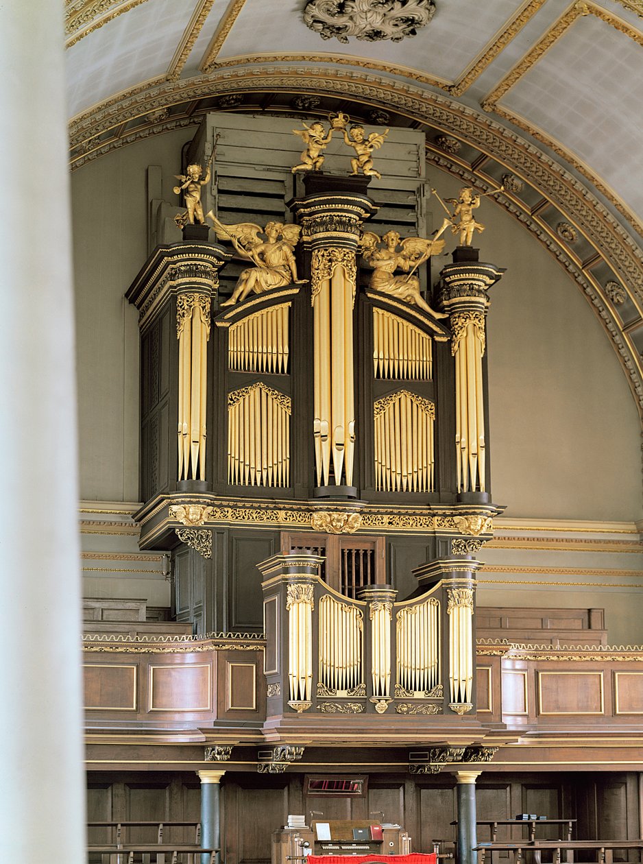 Orgelkasse av tre, c.1685-6 av Grinling Gibbons