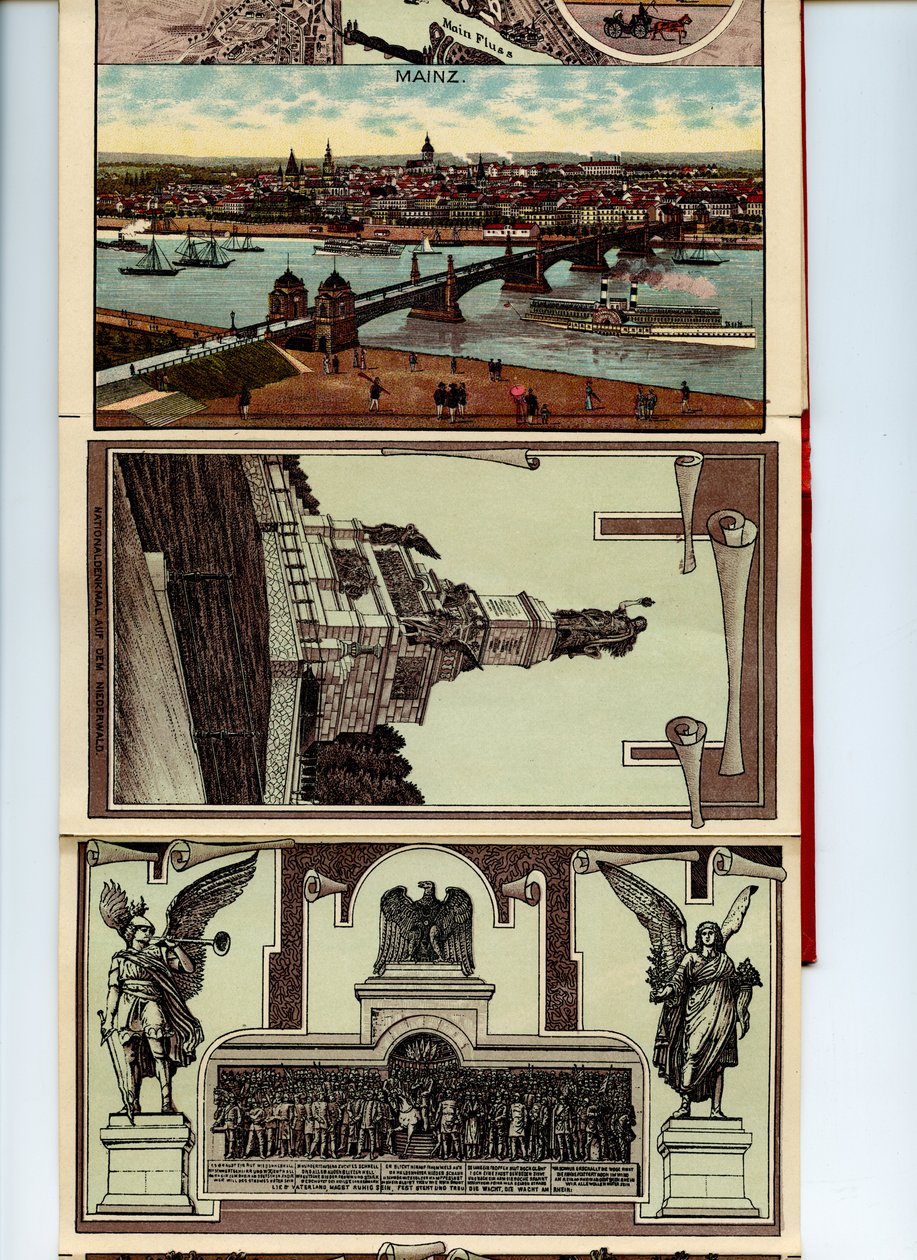 Siste Rhinen-panorama fra Mainz-Cöln, (10) av Grossh. S. Hofbuchbinderei u. Albumfabrik Eisenach Photo.Lithogr. v. Wilh.Schülz