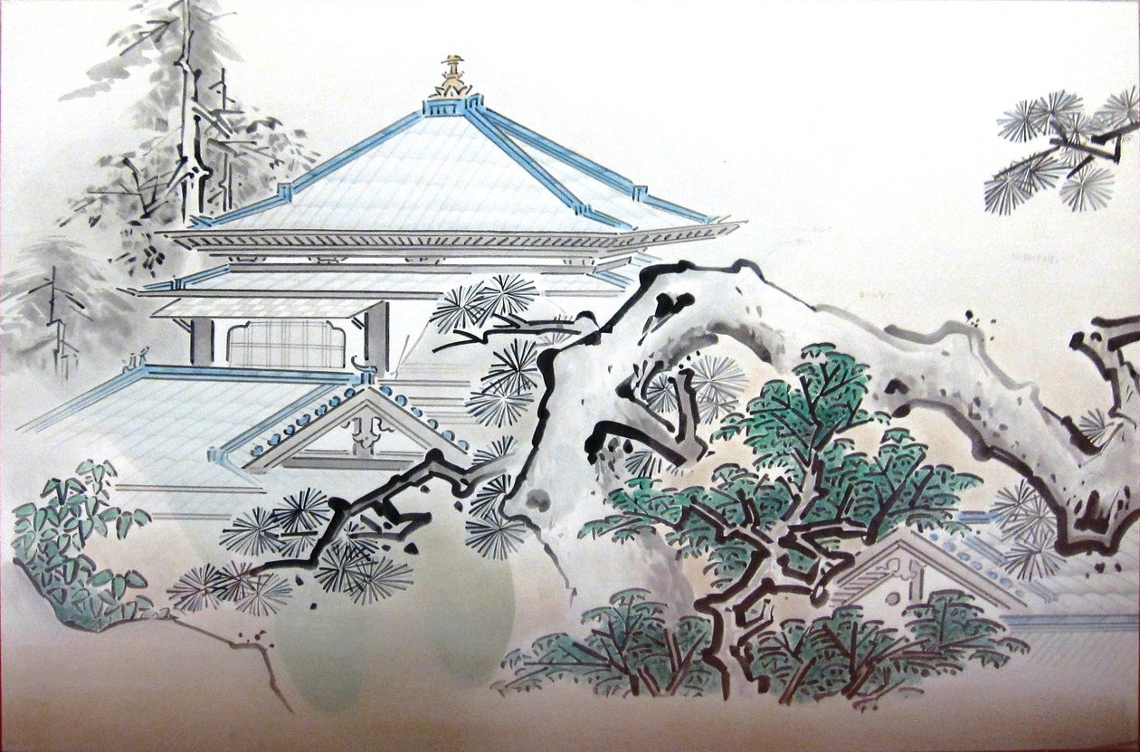Paneler fra Jōrakuden i Honmaru -palasset av Gryffindor