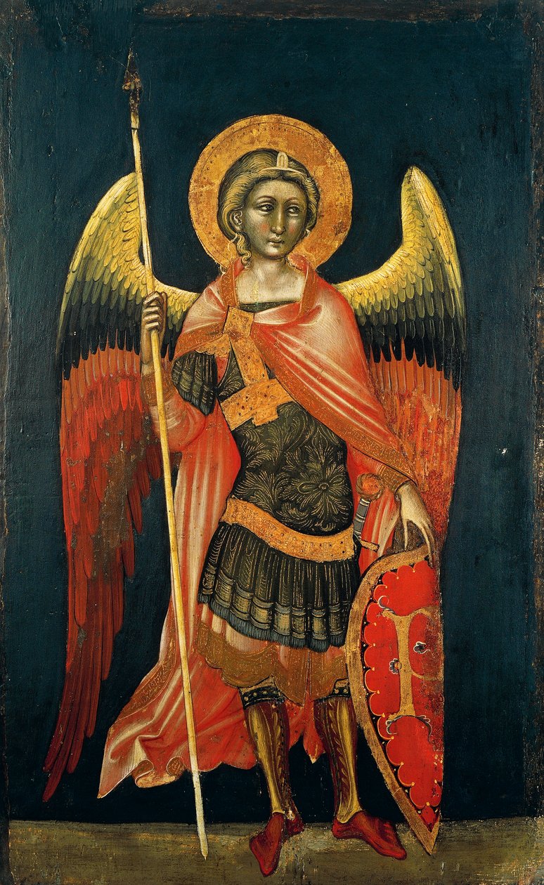 Angel av Guariento (aktiv 1338-1367 eller 1370), tempera på panel, ca 1354 av Guariento di Arpo