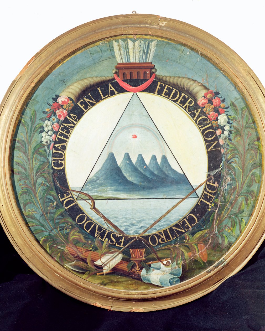 Merke for Federation of Guatemala, 15. september 1821 av Guatemalan School