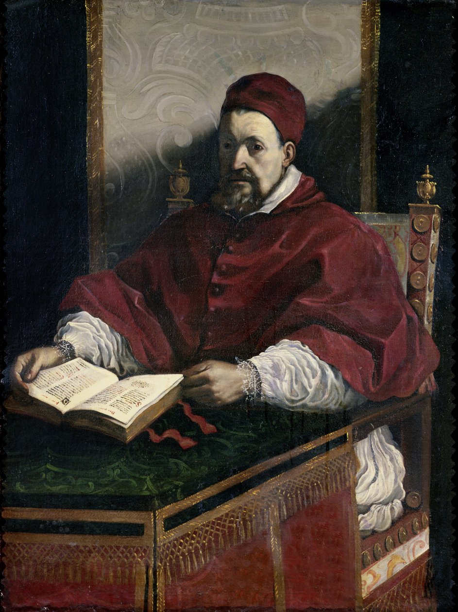 Pave Gregor XV (1554-1623) av Giovanni Francesco Barbieri