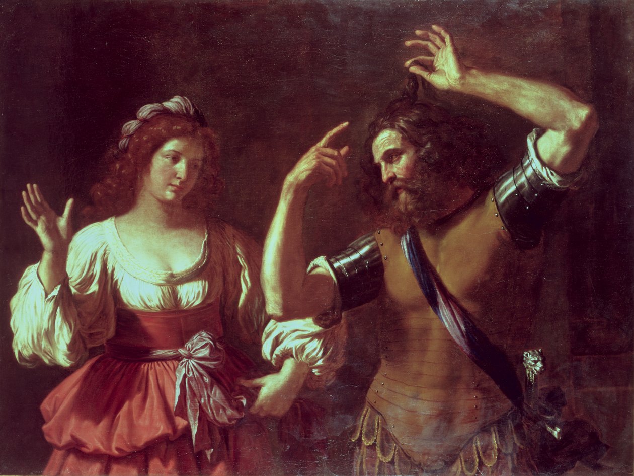 Samson og Delila av Giovanni Francesco Barbieri