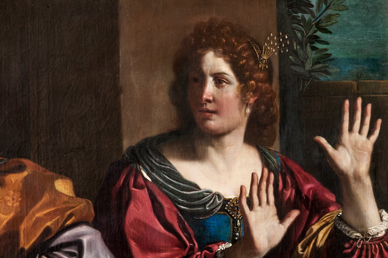 Amnon og Tamar, detalj av 2384639 av Guercino