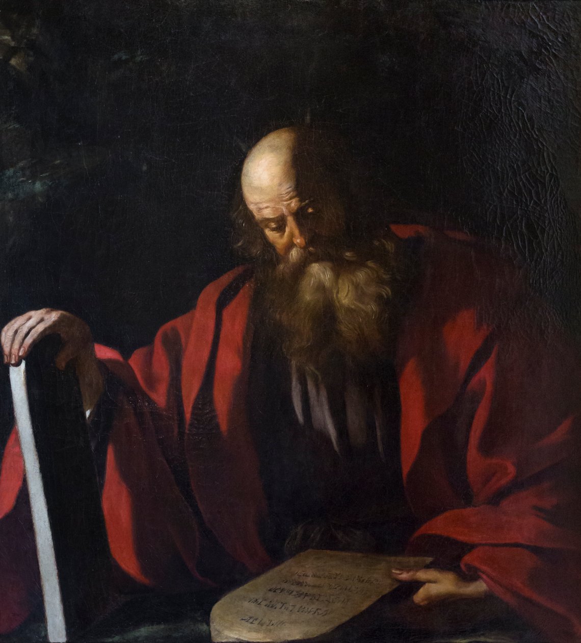 Moses med lovens tabeller av Guercino (1591 1666)