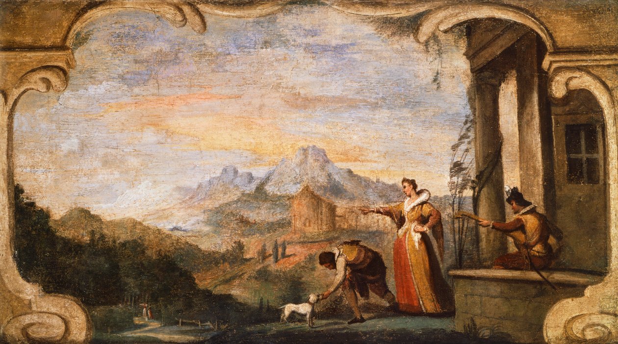 Return of Ulysses, av Giovanni Francesco Barbieri, kjent som Guercino (1591-1666). av Guercino