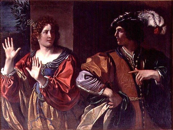 Semiramis (olje på lerret) av Guercino