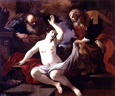 Susanna og de eldste av Guercino