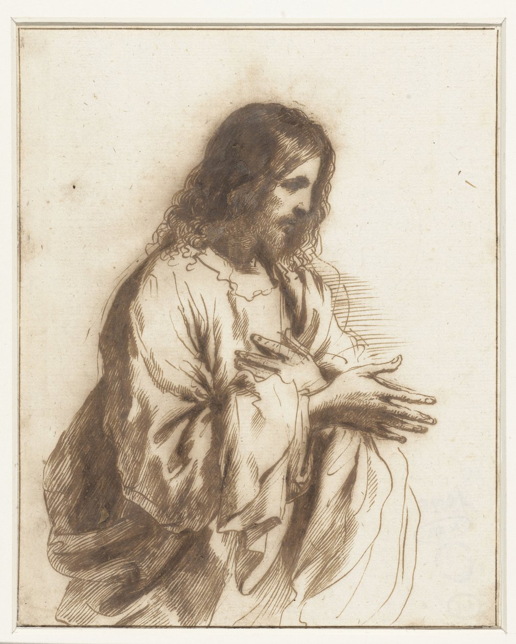 Christus av Guercino (attributed to)