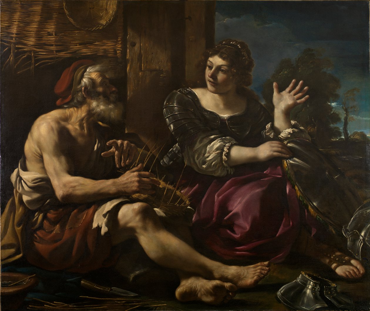 Erminia og hyrden, 1620-årene av Guercino