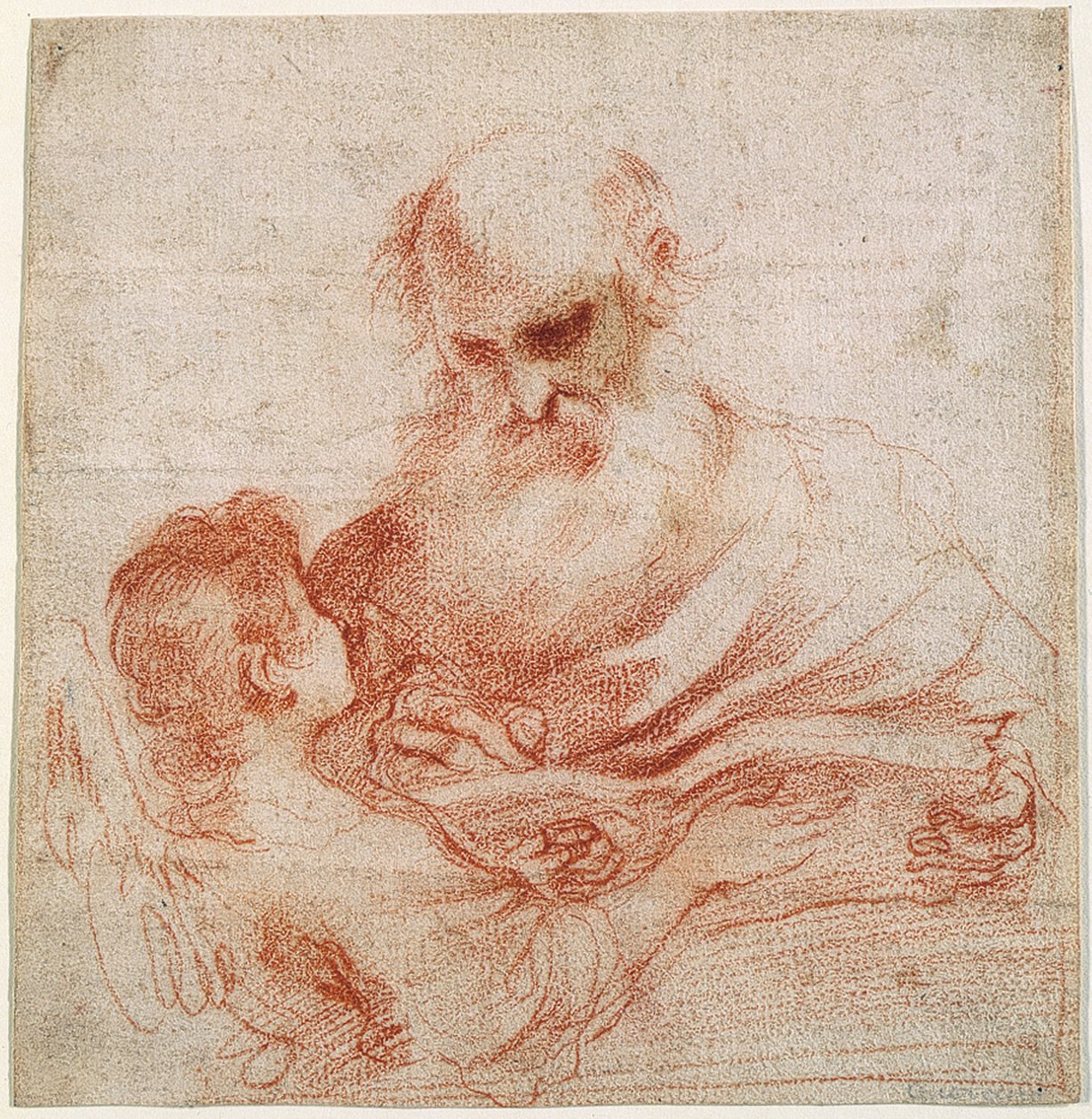 Evangelisten Matteus med engelen av Guercino