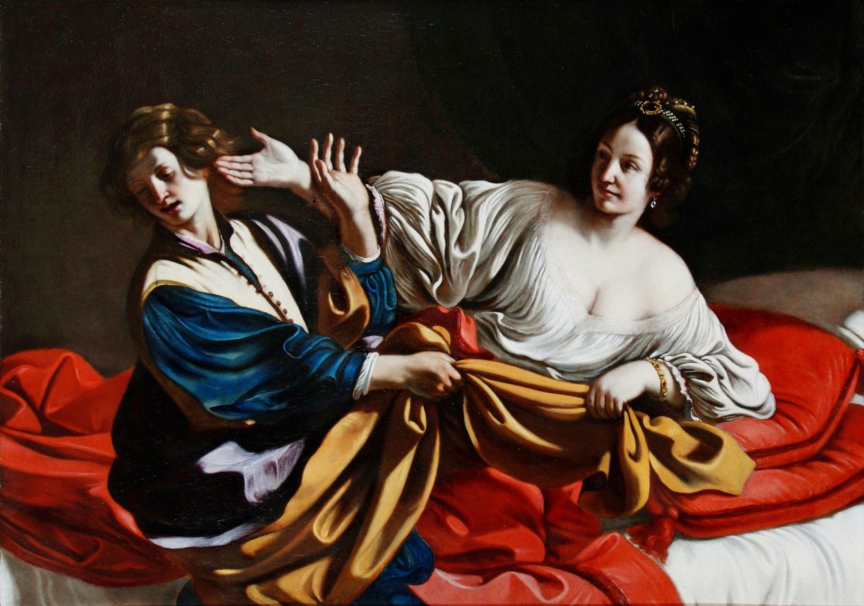 Josef og Potifars kone, 1631 av Guercino