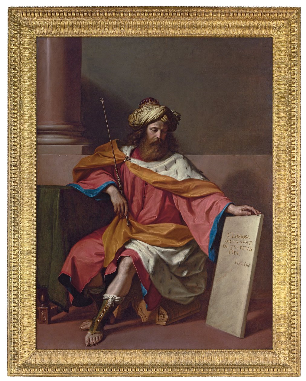 Kong David av Guercino