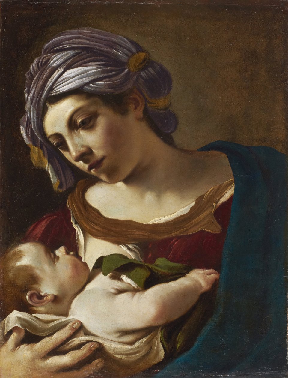 Madonna og barn av Guercino