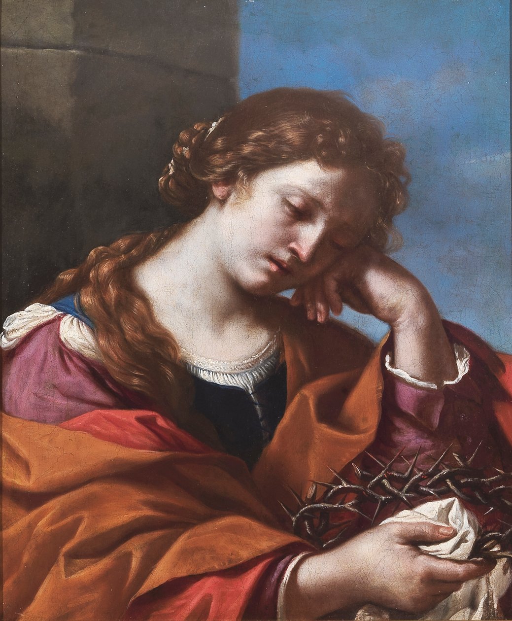 Maria Magdalena med tornekronen, 1632. av Guercino