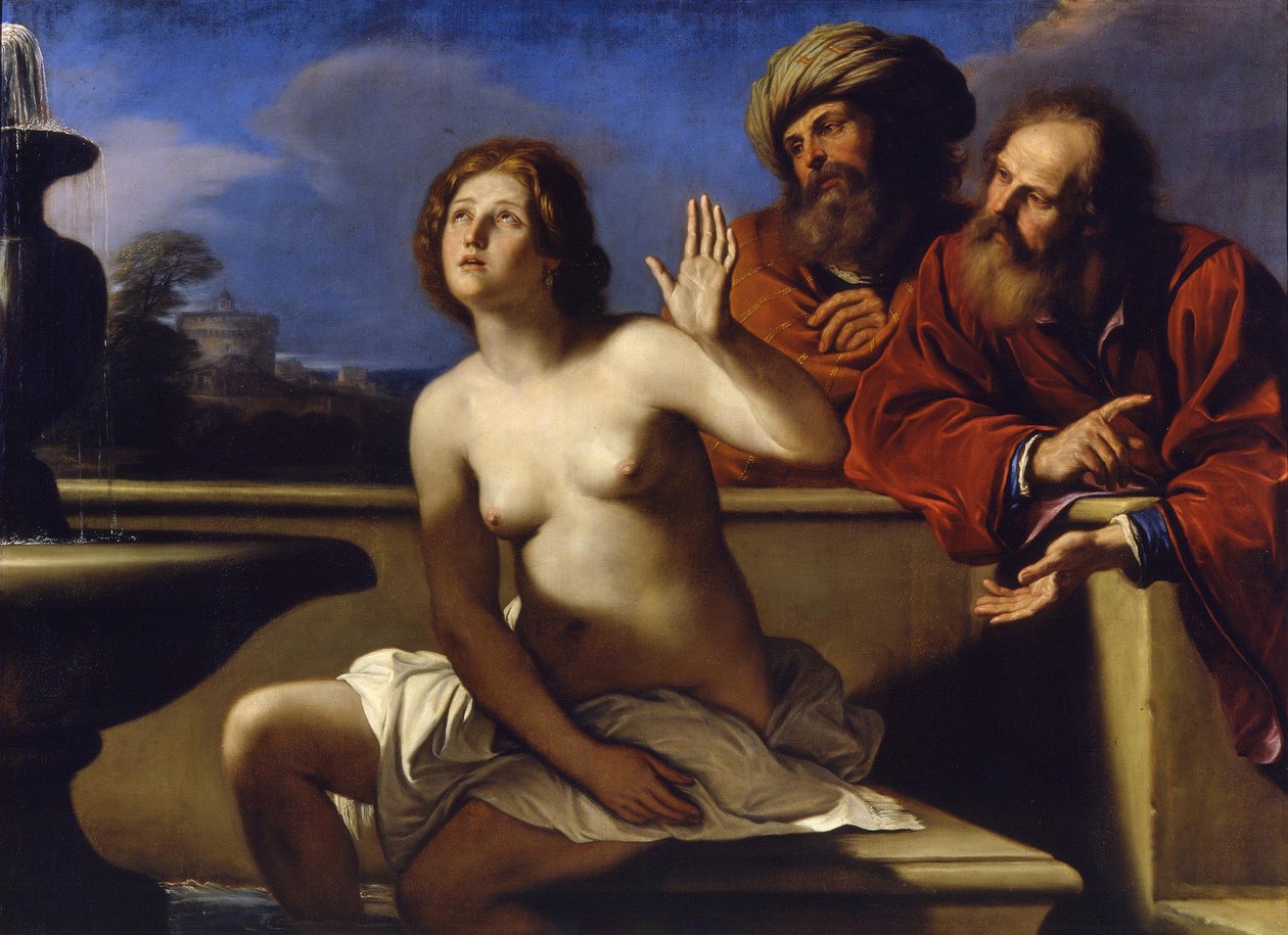 Susannah og de eldste, 1649-1650 av Guercino