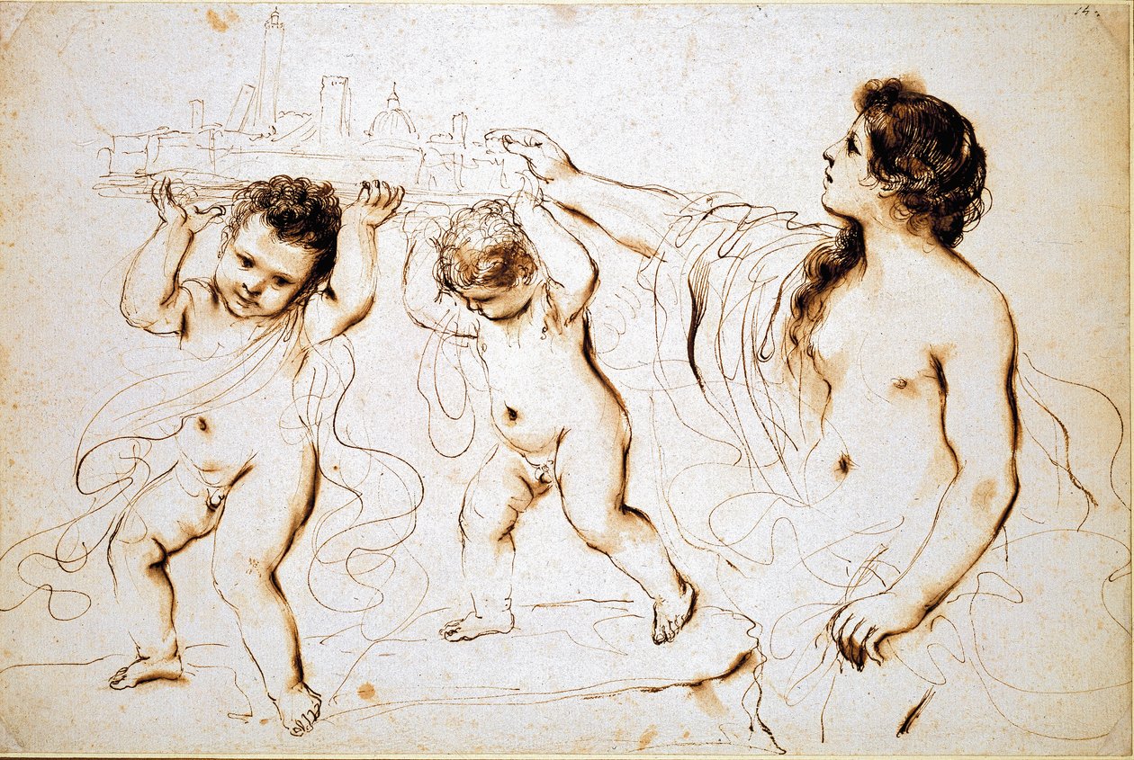 Emblemet til byen Bologna, 1625-1629 av Guercino