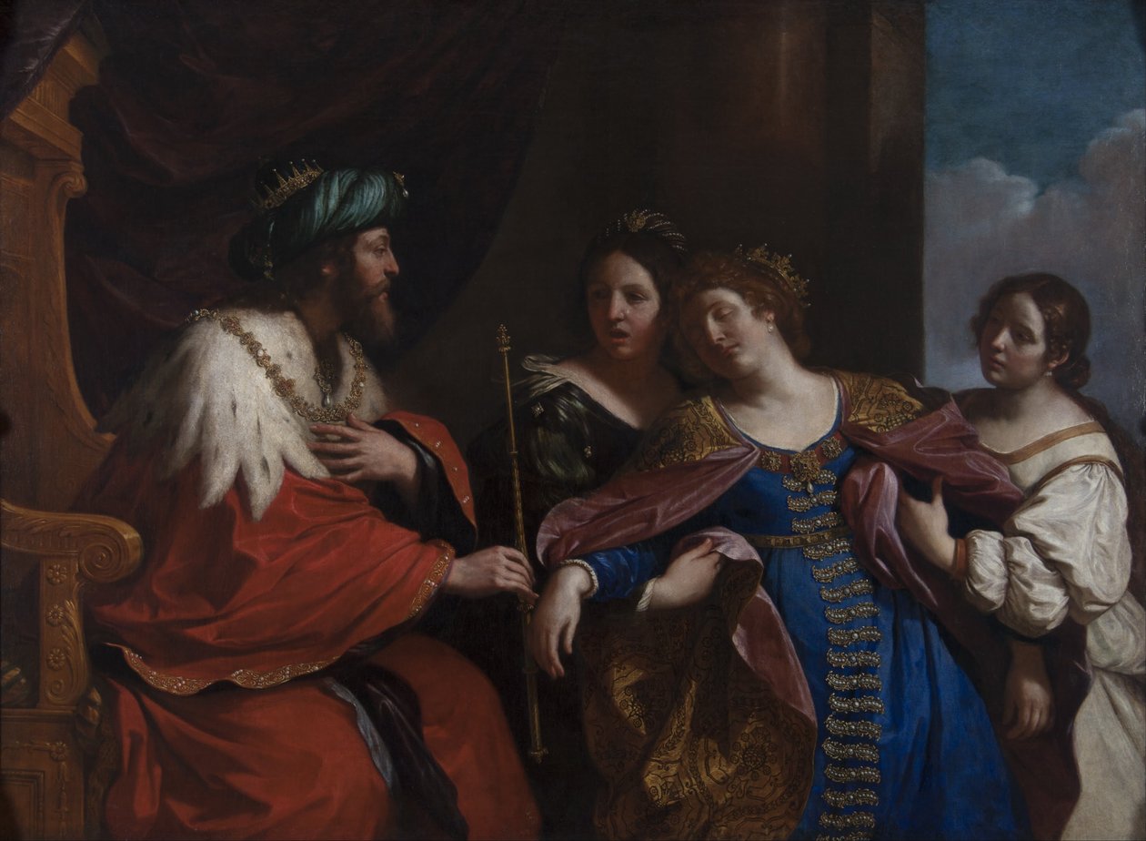 Historien om Ester og Ahasverus, 1639 av Guercino