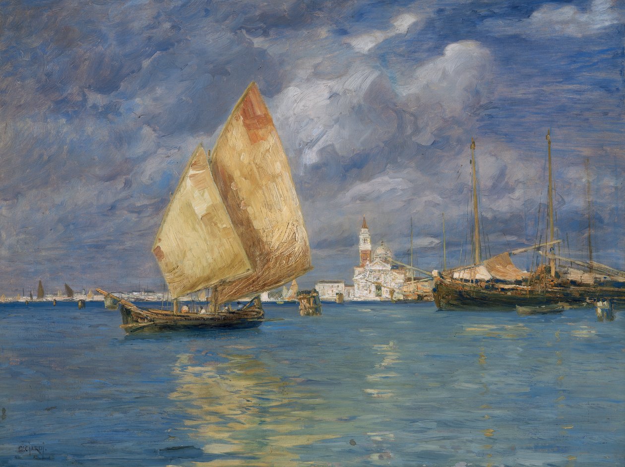 San Giorgios sjølandskap av Guglielmo Ciardi