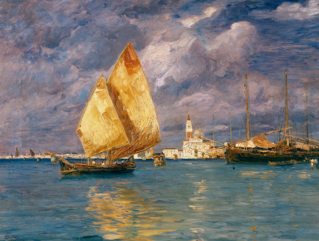St. Georges Marina av Guglielmo Ciardi