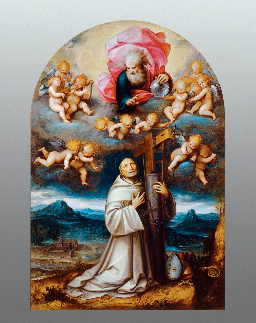 St. Bernard av Clairvaux av Guglielmo Caccia
