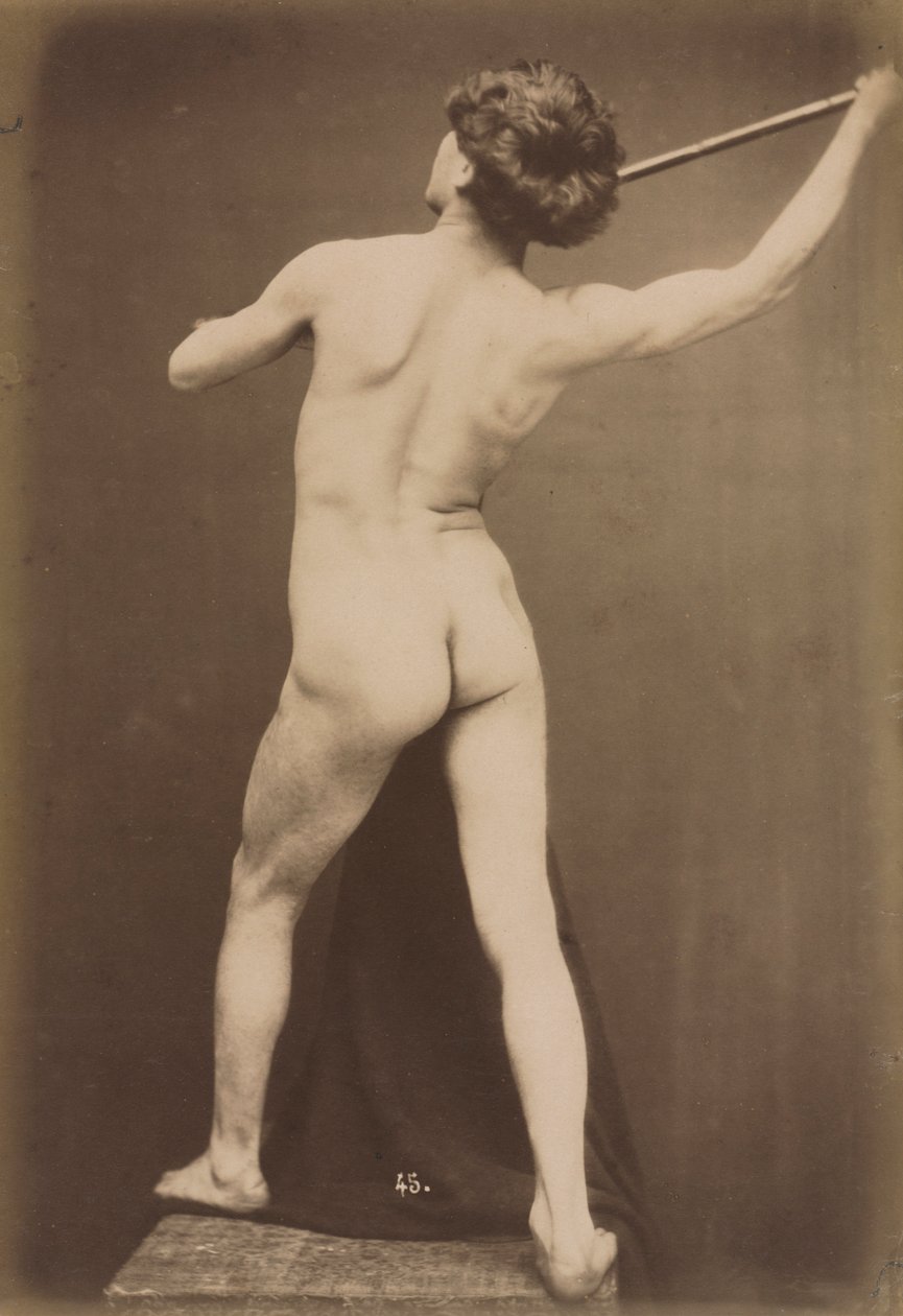 Naken mann, ca. 1870-1875. av Guglielmo Marconi