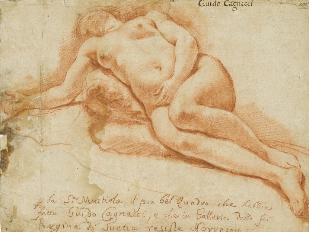Kvinnelig naken av Guido Cagnacci