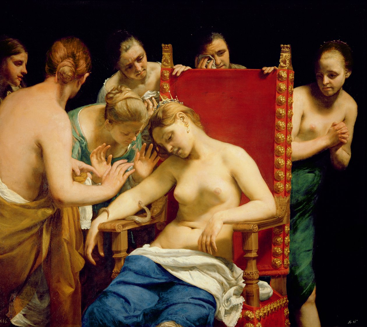Kleopatras død av Guido Cagnacci